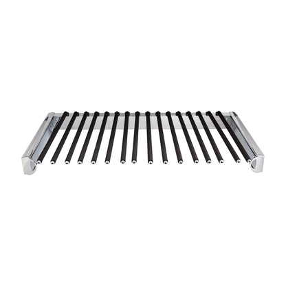 Fenwick Pull-Out Pant Rack for 14" Deep Closets, Polished Chrome, 30"