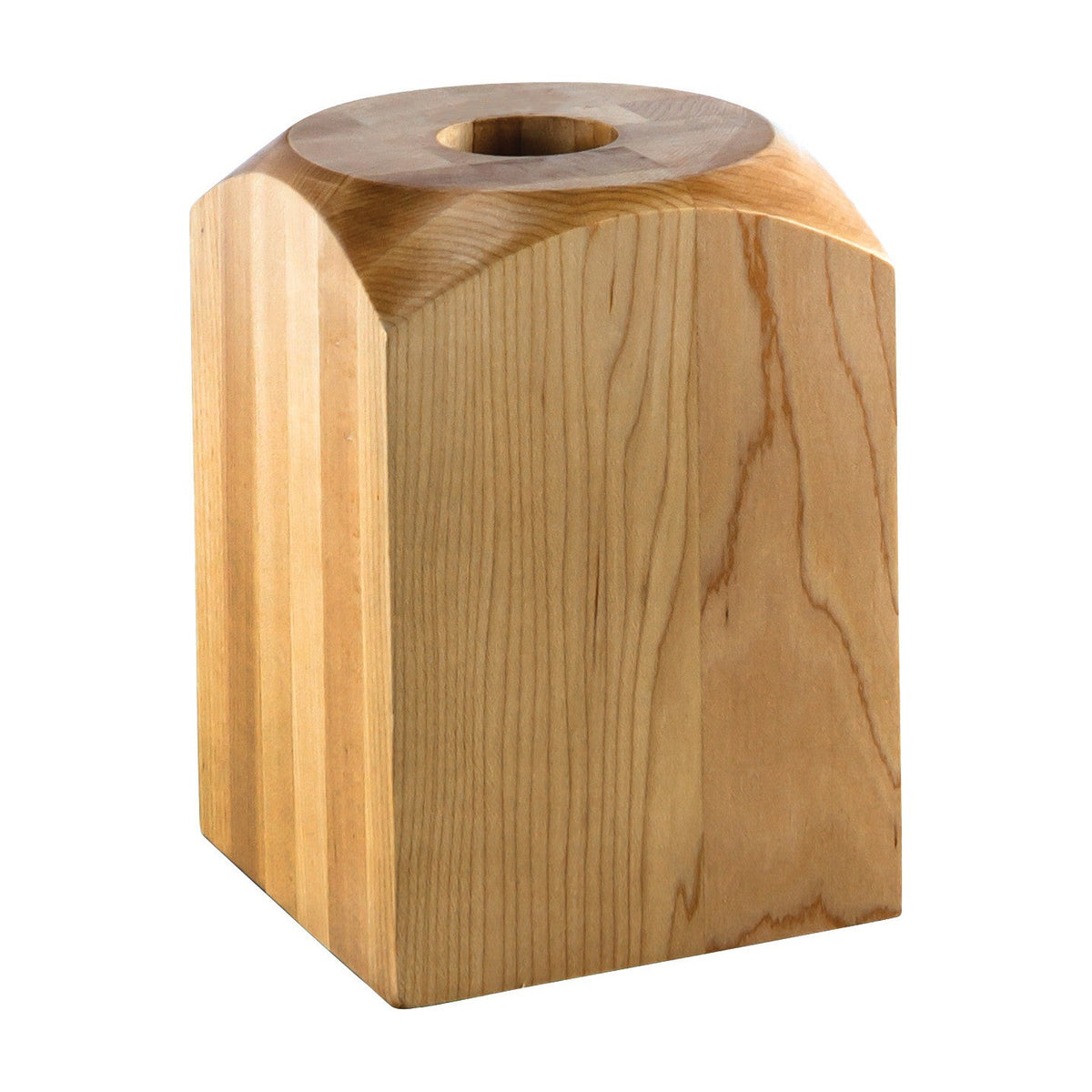 Fireplace Wood Column Base, 5" x 5" x 7"