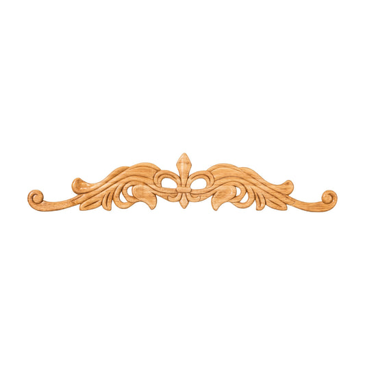 Fleur-de-Lis Pressed Wood Onlay, 20" x 5/16" x 4-3/16"
