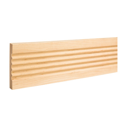 Fluted Moulding, 4" x 5/8" x 8 ft stick