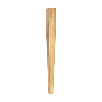Four Sided Tapered Wood Post, 3-1/2" x 3-1/2" x 42"
