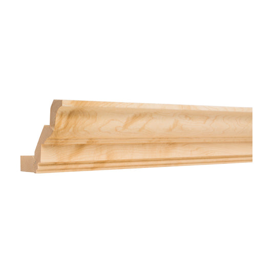 Full Overlay Crown Moulding, 4-1/8" x 3/4" x 8 ft stick