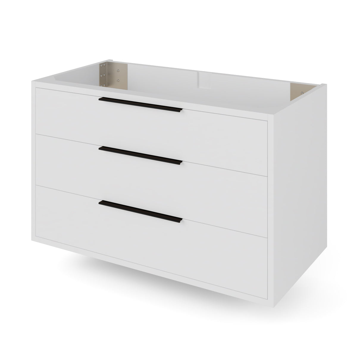 Gardner 36" Single Bowl Wall Mounted Bathroom Vanity, White