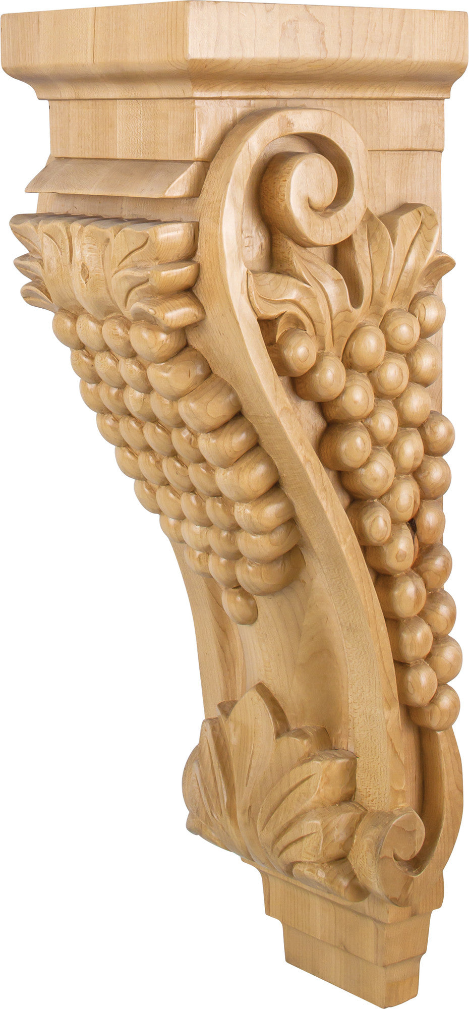 Grape Wood Corbel, 6-3/4" x 7-5/8" x 22"