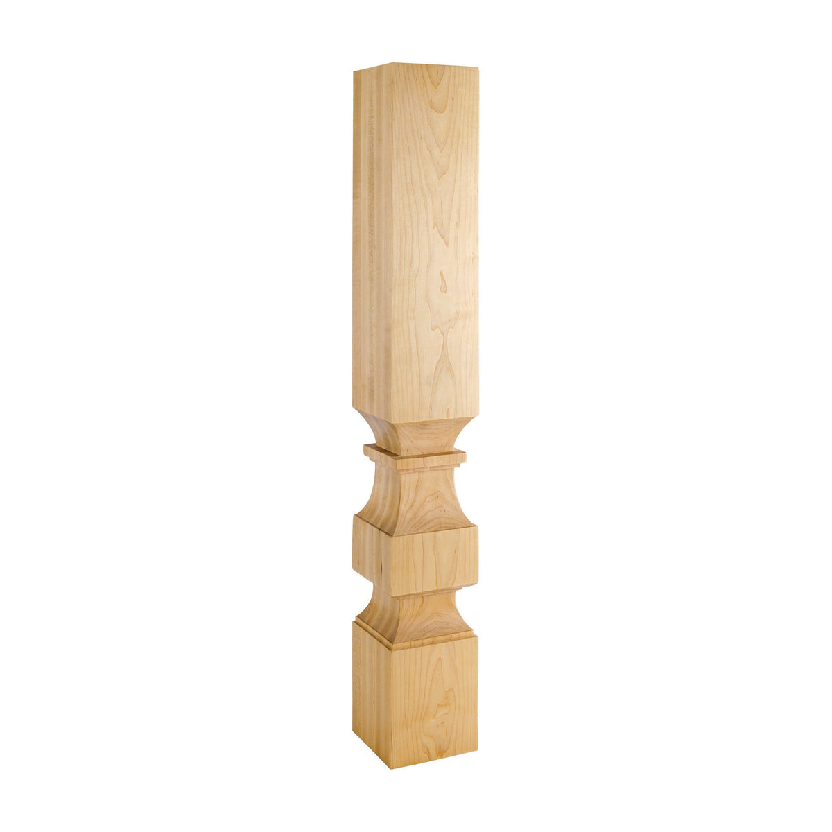 Greek Wood Post, 5" x 5" x 35-1/2"