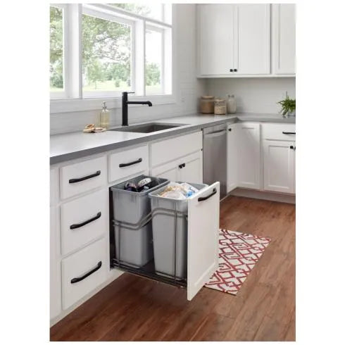 Greer STORAGE WITH STYLE® Metal Soft-close Trashcan Pullout