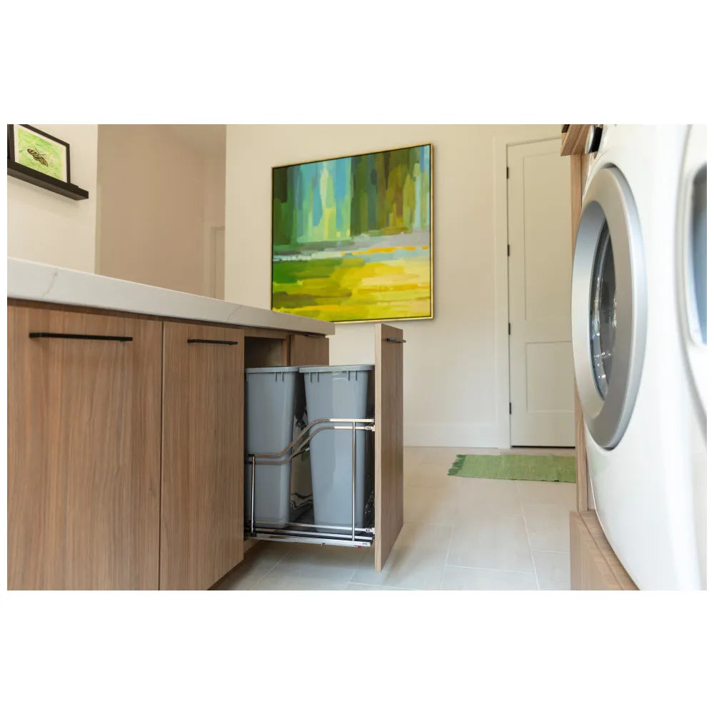 Greer STORAGE WITH STYLE® Metal Soft-close Trashcan Pullout