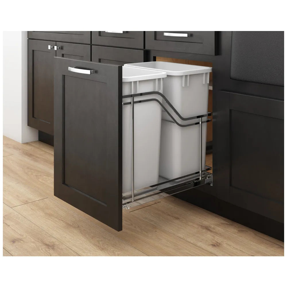 Greer STORAGE WITH STYLE® Metal Soft-close Trashcan Pullout