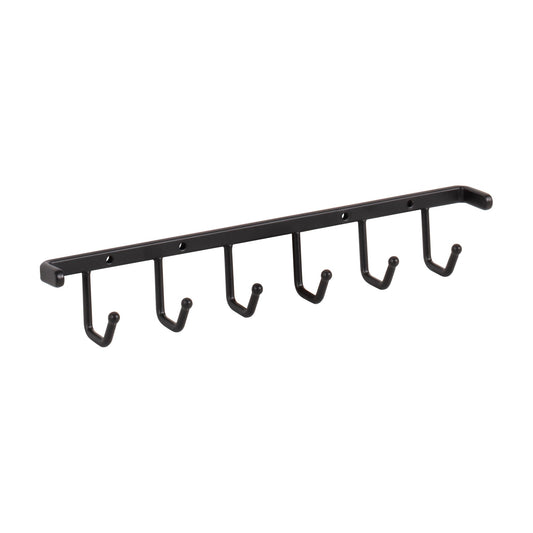 Gwendolyn 11" Screw Mounted Belt Rack in Matte Black