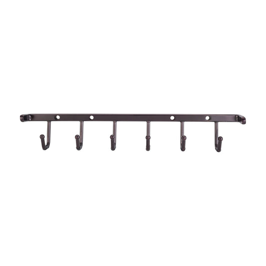 Gwendolyn 11" Screw Mounted Belt Rack in Brushed Oil Rubbed Bronze