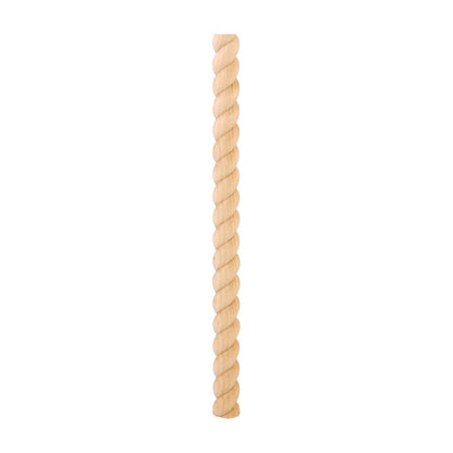 Half Round Rope Moulding, 1/2" Half Round x 8 ft stick