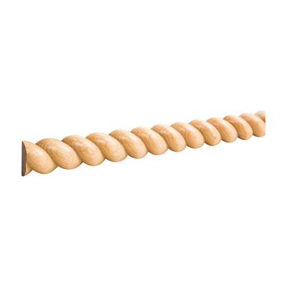 Half Round Rope Moulding, 1-1/2" Half Round x 8 ft stick