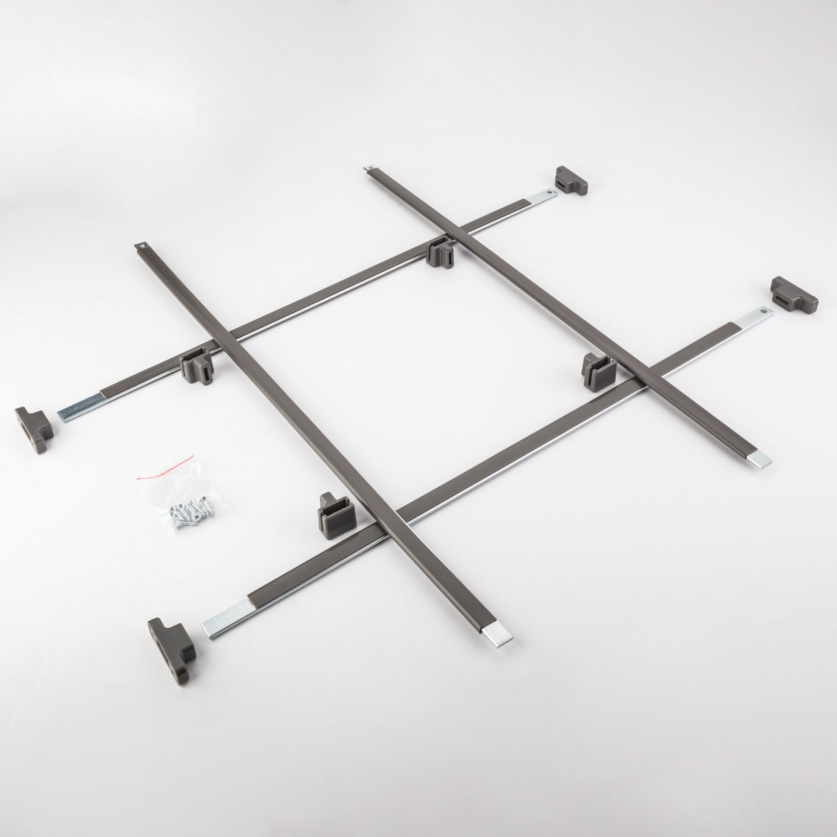 Hanging File Bar System, Complete Hanging File Kit, Grey