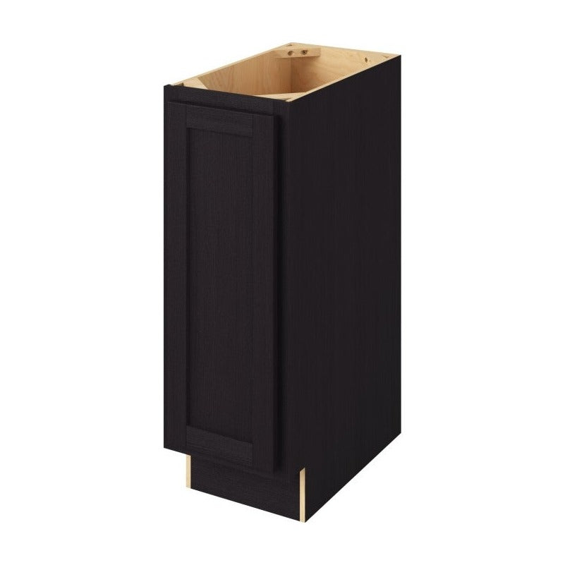 Hatteras 12" Freestanding Bathroom Vanity Side Cabinet with Full Height Door, Espresso