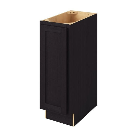 Hatteras 12" Freestanding Bathroom Vanity Side Cabinet with Full Height Door in Espresso