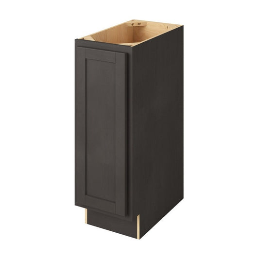 Hatteras 12" Freestanding Bathroom Vanity Side Cabinet with Full Height Door in Slate
