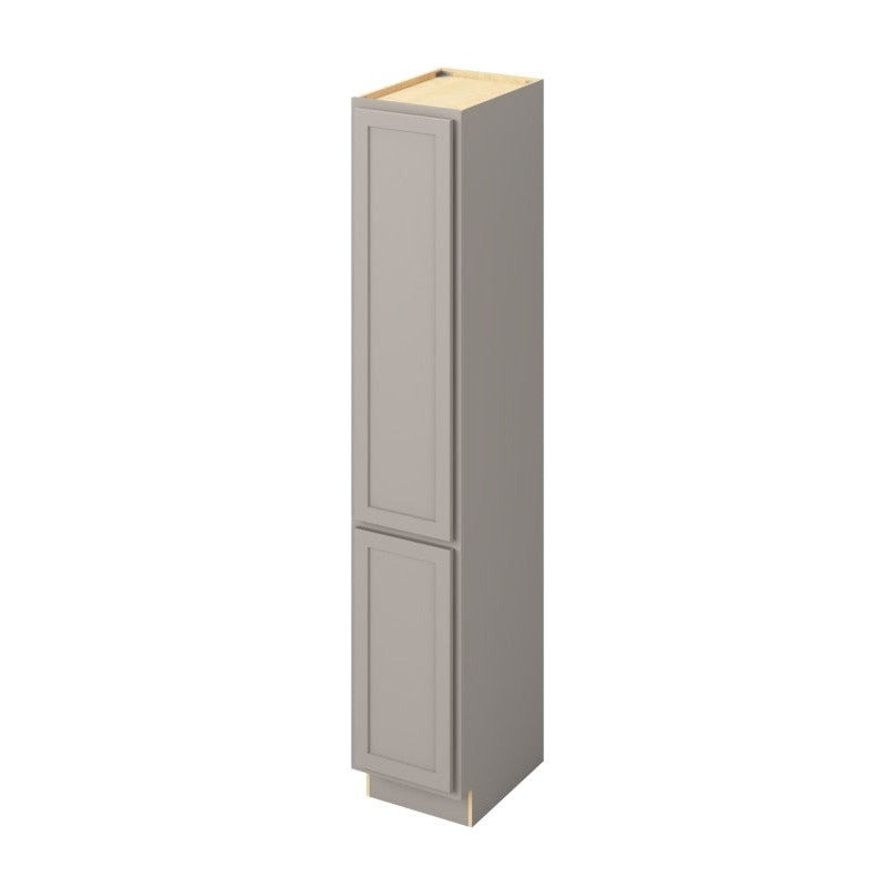Hatteras 15" x 84" Linen Cabinet, Pebble Grey