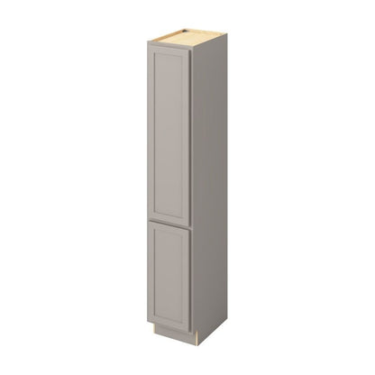 Hatteras 15" x 84" Linen Cabinet, Pebble Grey