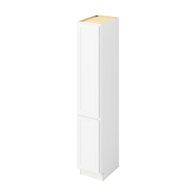 Hatteras 15" x 84" Linen Cabinet, Polar White