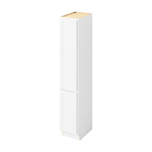 Hatteras 15" x 84" Linen Cabinet, Polar White