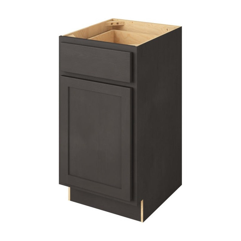 Hatteras 18" Freestanding Bathroom Vanity Side Cabinet with Door and Drawer, Slate