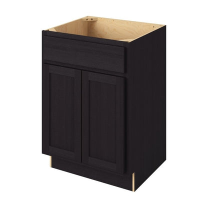 Hatteras 24" Single Sink Base Freestanding Bathroom Vanity, Espresso