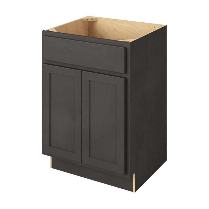 Hatteras 24" Single Sink Base Freestanding Bathroom Vanity, Slate