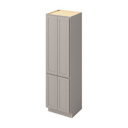 Hatteras 24" x 84" Linen Cabinet, Pebble Grey