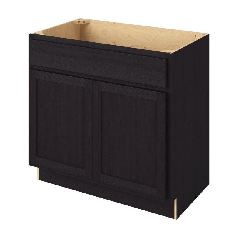 Hatteras 36" Single Sink Base Freestanding Bathroom Vanity, Espresso