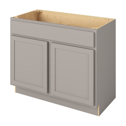 Hatteras 42" Single Sink Base Freestanding Bathroom Vanity, Pebble Grey