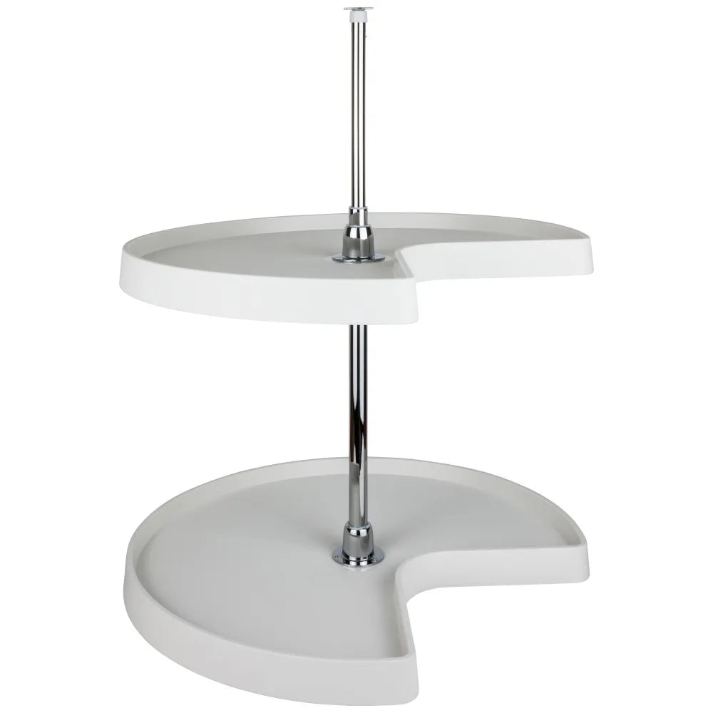 Heath Plastic Lazy Susan Set with Chrome Hubs