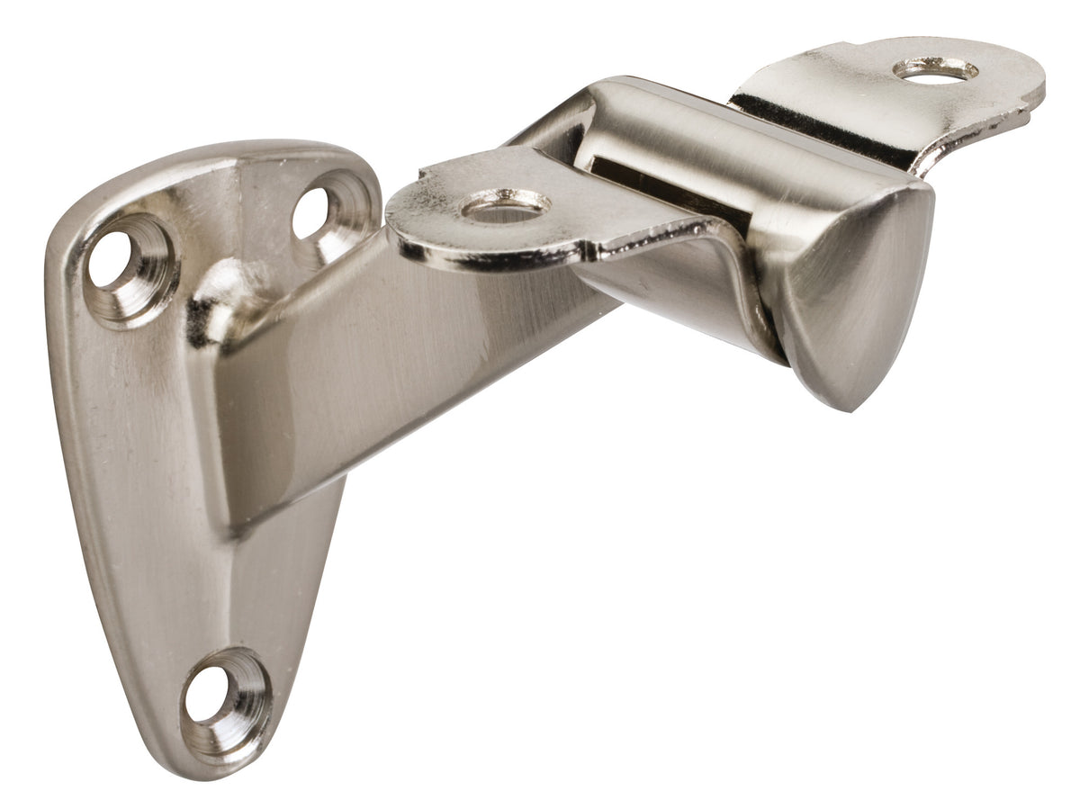 Heavy Duty Handrail Bracket, Satin Nickel