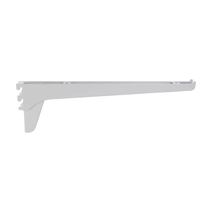 Heavy Duty Shelf Bracket for TRK05 Standards, 8", White