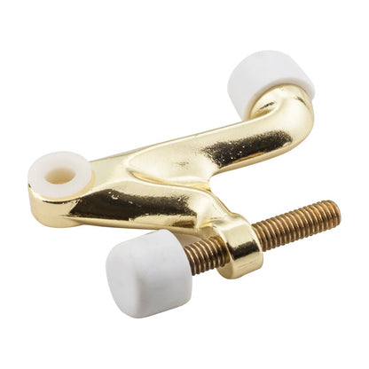 Hinge Pin Door Stop, Polished Brass