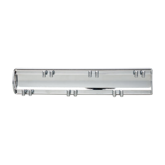 Hollis 14" Push-to-Open Sliding Belt Rack in Polished Chrome