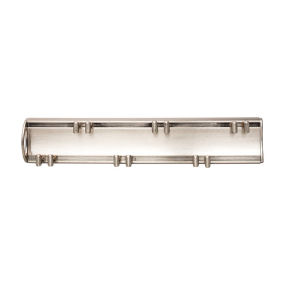 Hollis 14" Push-to-Open Sliding Belt Rack, Satin Nickel