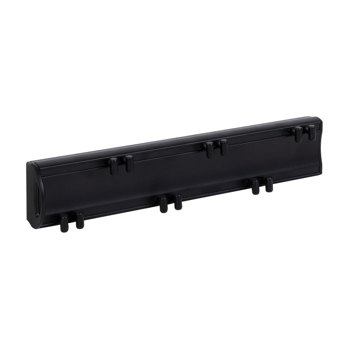 Hollis 14" Push-to-Open Sliding Belt Rack, Matte Black