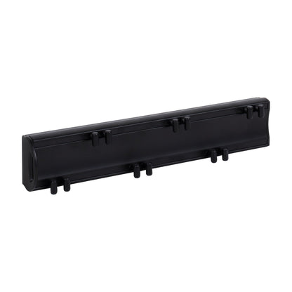 Hollis 14" Push-to-Open Sliding Belt Rack, Matte Black