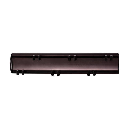 Hollis 14" Push-to-Open Sliding Belt Rack, Dark Bronze