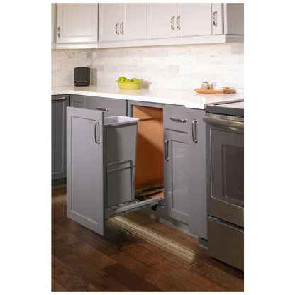 Izzy Wire Trashcan Pullout with Soft-close Slides