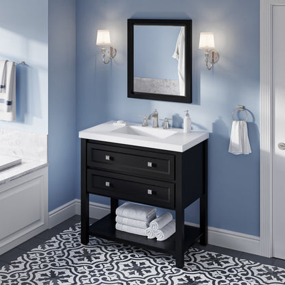 Jeffrey Alexander Adler 36" Single Bowl Freestanding Bathroom Vanity, alternate view