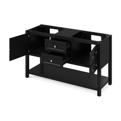 Jeffrey Alexander Adler 60" Double Bowl Freestanding Bathroom Vanity, alternate view
