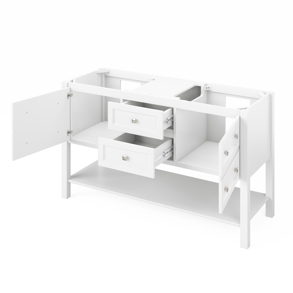 Jeffrey Alexander Adler 60" Double Bowl Freestanding Bathroom Vanity, alternate view