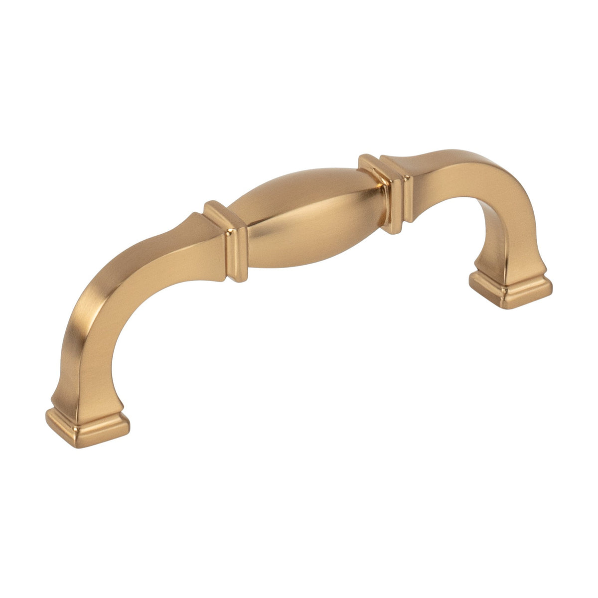 Jeffrey Alexander Audrey Handle in Satin Bronze, 3 3/4"