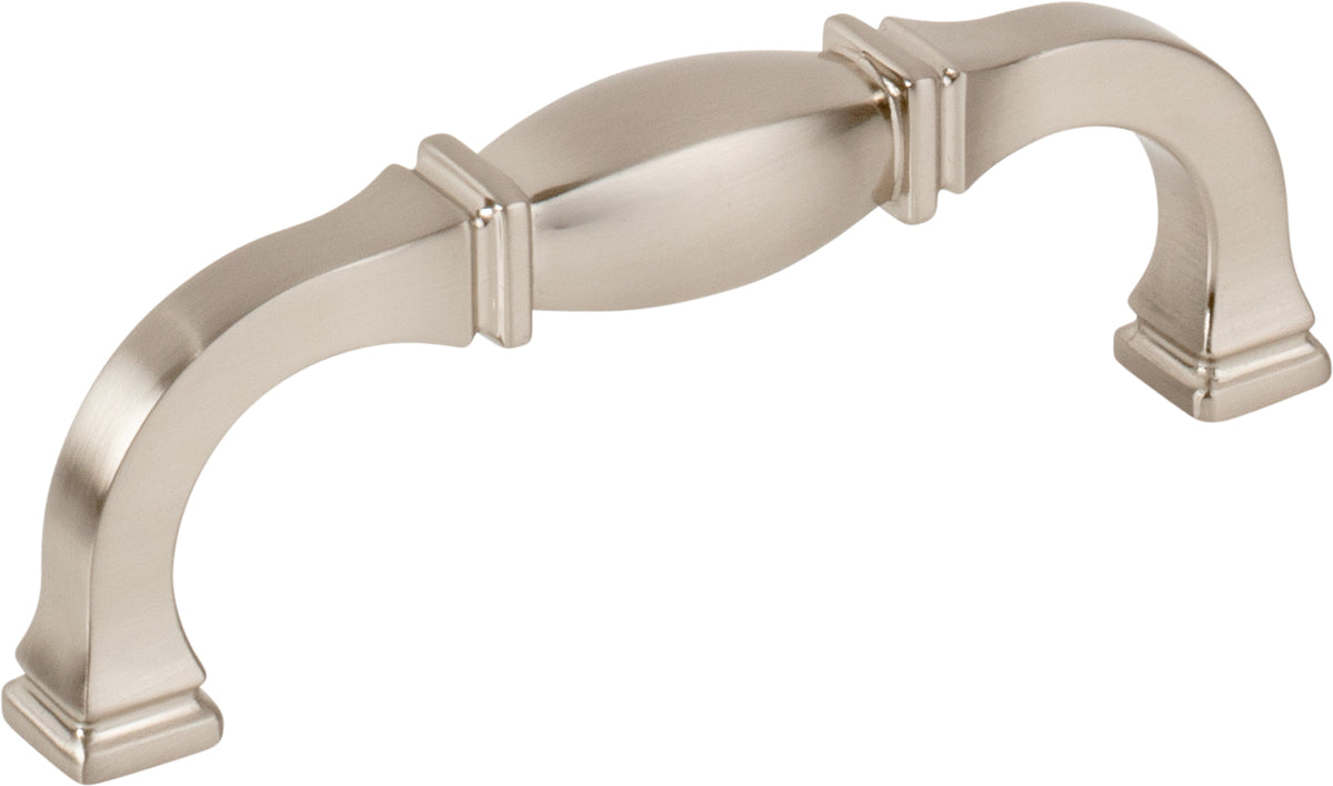 Jeffrey Alexander Audrey Handle in Satin Nickel, 3 3/4"