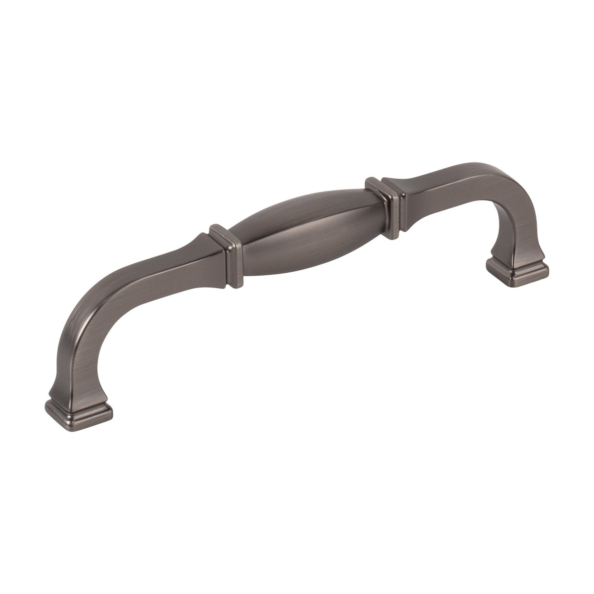 Jeffrey Alexander Audrey Handle in Brushed Pewter, 5"