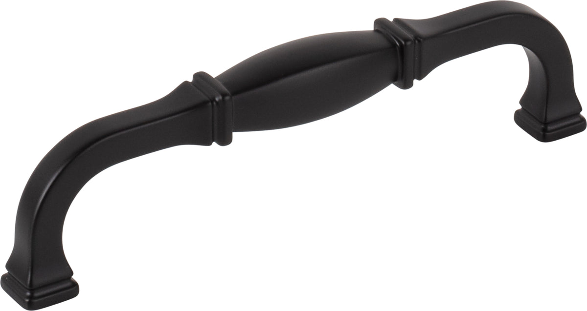 Jeffrey Alexander Audrey Handle in Matte Black, 5"