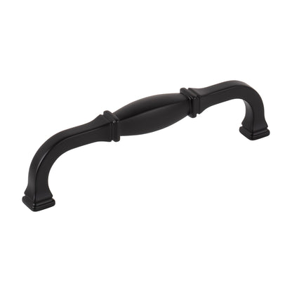 Jeffrey Alexander Audrey Handle in Matte Black, 5"