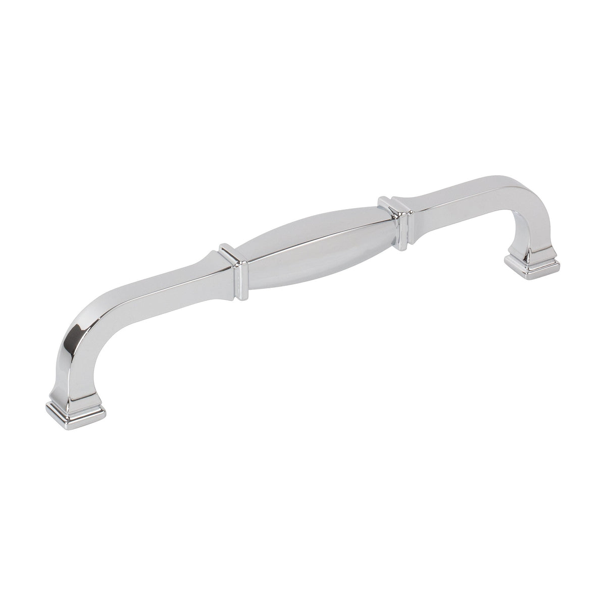 Jeffrey Alexander Audrey Handle in Polished Chrome, 6 1/4"