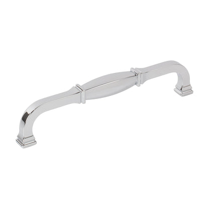 Jeffrey Alexander Audrey Handle in Polished Chrome, 6 1/4"